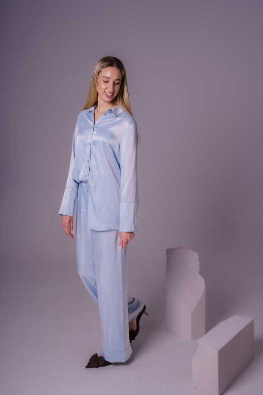 BADE CRYSTAL BLUE PANTS + FREE LUMORA PATCHES