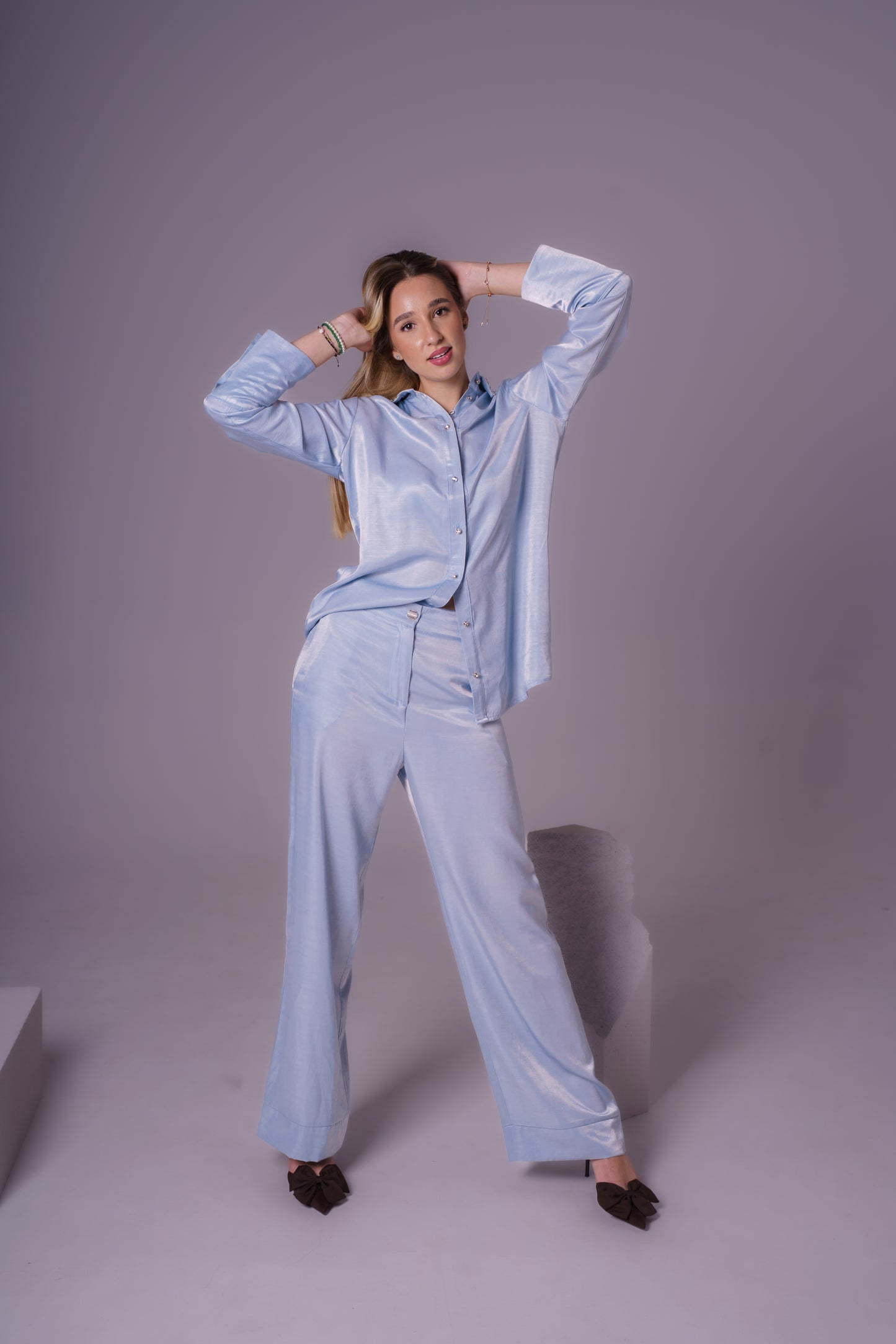 BADE CRYSTAL BLUE PANTS + FREE LUMORA PATCHES
