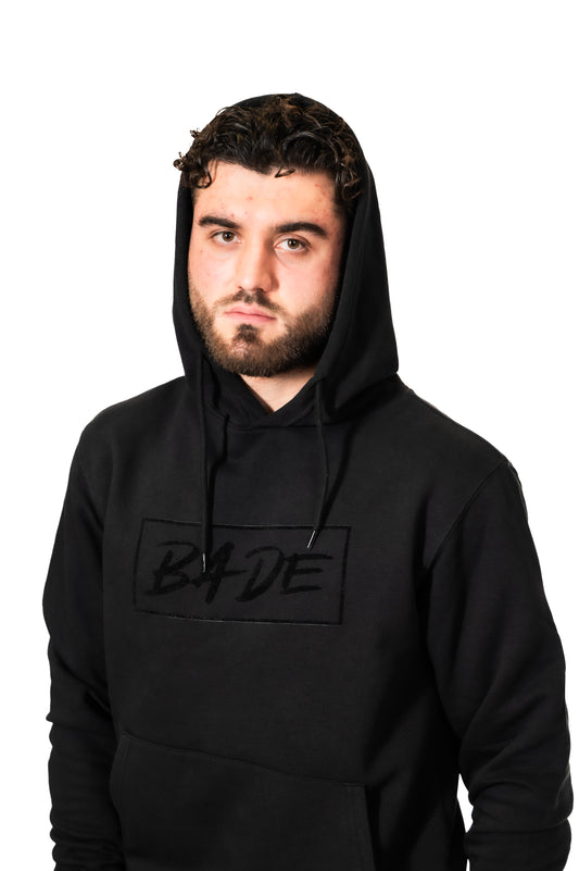 BADE SUEDE LOGO SWEATSHIRT