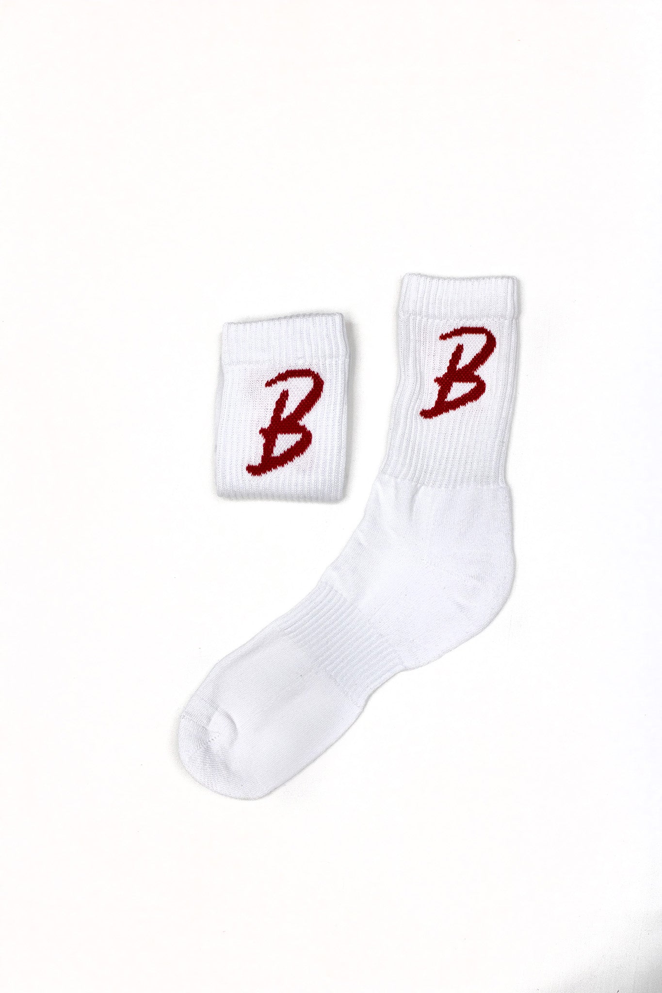 BADE SOCKS-WHITE
